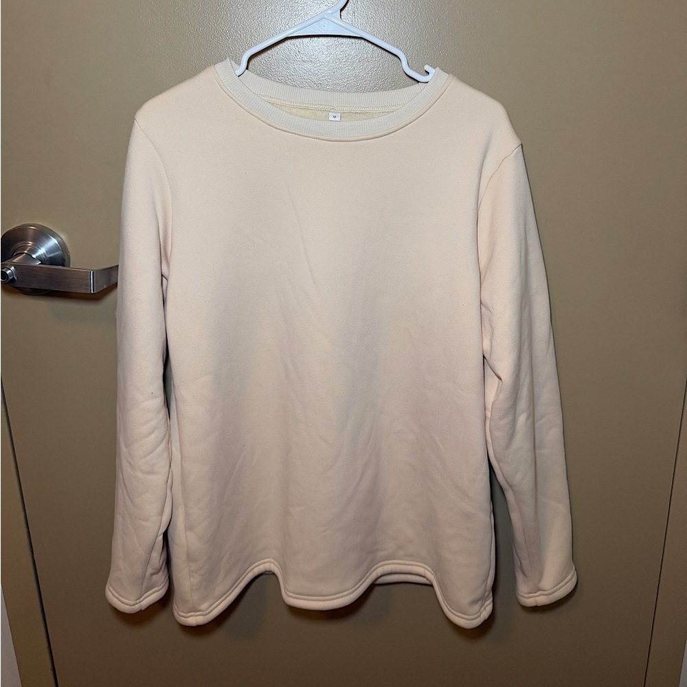 Crewneck sweater and sweatpants - Men’s beige/cream sweat set